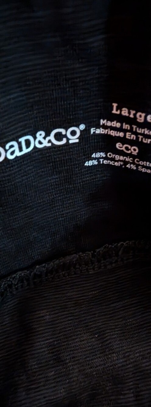 NWT Toad & Co Chakalaka maxi skirt black organic cotton tencil sz Large granola - Picture 3 of 6